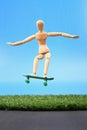 Jump dummy Royalty Free Stock Photo