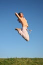 Jump girl Royalty Free Stock Photo