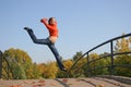 Jump girl Royalty Free Stock Photo