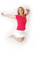 Jump for Joy Royalty Free Stock Photo