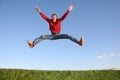 Jump man Royalty Free Stock Photo