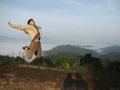 Jump up to Khao Phanoen Thung in Thailand. Royalty Free Stock Photo