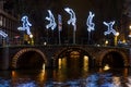 Jumper over the canal at Amsterdam