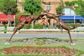 Jumping antelopes sculpture, Yerevan, Armenia