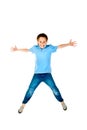 Jumping boy Royalty Free Stock Photo