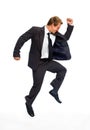 Jumping businessman Royalty Free Stock Photo