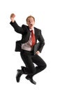 Jumping businessman Royalty Free Stock Photo