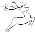 Jumping Christmas Reindeer