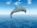 Jumping Dolphin Royalty Free Stock Photo