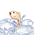 Jumping fish