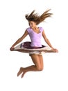 Jumping girl