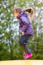 Jumping girl