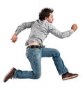 Jumping man Royalty Free Stock Photo