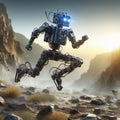 Jumping Robot A robot capable of jumping and leaping for tass s