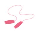 Skipping rope on a white background Royalty Free Stock Photo