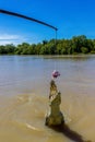 Jumping saltwater crocodile in Kakadu National Park in Australia`s Northern Territory