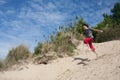 Jumping teenager Royalty Free Stock Photo