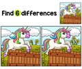 Jumping Unicorn Find The Differences