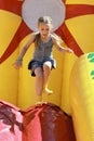 Jumps on inflatable attractions