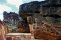 Badami Stone Natural Cave Shrine-Badami Fort BADAMI-