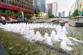 Jun 17, 2018 Citizens resting in the cheonggye plaza, South Korea