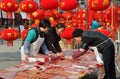 Jun Le,China: Customer Buying New Year Decorations