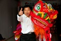 Jun Le, China: New Year Lion Dancer