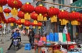 Jun Le, China: Red New Year Lanterns