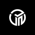 JUN letter logo design on black background. JUN creative initials letter logo concept. JUN letter design
