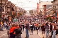 Crowed Castro district during San Francisco gay pride event in J Royalty Free Stock Photo