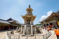 Jun 23, 2017 The stone pagoda Dabotap at Bulguksa temple in Gyeongju, South Korea - Tour destination Royalty Free Stock Photo