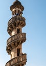The spiral staircase of an ancient minaret