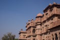 Junagarh Fort in Bikaner, view from the side Royalty Free Stock Photo