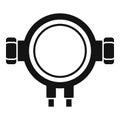 Junction box icon simple vector. Electric power Royalty Free Stock Photo