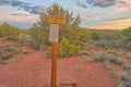 Trail Junction west of Cockscomb Butte Royalty Free Stock Photo