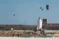 June 24, 2023 Balneario, Tarifa, Spain Big Beto Gomez air jumping kitesurfing kitesurf kiteloop jump GKA Kite World Tour