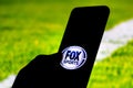 June 15, 2020, Brazil. In this photo illustration the FOX Sports logo seen displayed on a smartphone