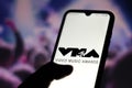 June 29, 2020, Brazil. In this photo illustration the MTV Video Music Awards VMA logo seen displayed on a smartphone. Is an