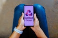 June 23, 2023, Brazil. NatWest Group logo is displayed on a smartphone mobile screen