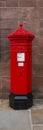 10 June 2021 - Chester, UK: Old Victorian red letter box Royalty Free Stock Photo