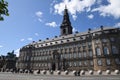 Christiansborg castle danish parliament building in Copenhagen Royalty Free Stock Photo