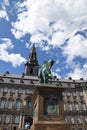 Christiansborg castle danish parliament building in Copenhagen Royalty Free Stock Photo