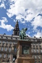 Christiansborg castle danish parliament building in Copenhagen Royalty Free Stock Photo