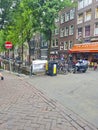 June 17, 2023 City of Amsterdam Netherlands holland tourist place scene european Royalty Free Stock Photo