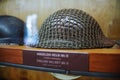 25-June-2017 close up on English Helmet on weapon museum in Wroclaw, Poland