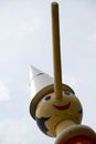 June 09 2015; Collodi, Italy; highest wooden Pinocchio in the world in Collodi, Tuscany