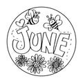 June Coloring Pages for Kids