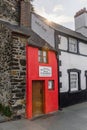 Smallest House in Great Britain, the Quay House, near Conwy Castle Royalty Free Stock Photo