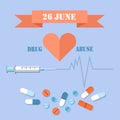 26 June Day Against Drug Abuse Promotional Banner