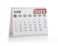 June 2023 Desk Calendar